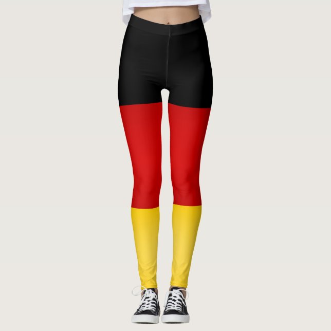 Leggings Moda de la bandera alemana de Guay (Anverso)