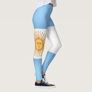 Leggings Moda de la bandera argentina de Guay