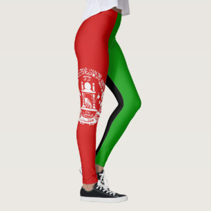 Leggings Moda de la bandera de Afganistán de Guay