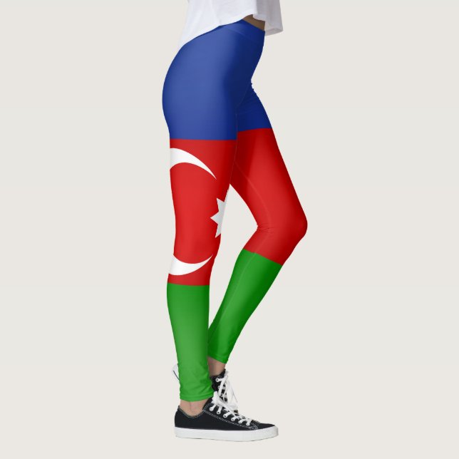 Leggings Moda de la bandera de Azerbaiyán de Guay (Derecha)