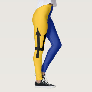 Leggings Moda de la bandera de Barbados de Guay