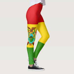 Leggings Moda de la bandera de Bolivia de Guay