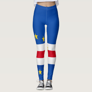 Leggings Moda de la bandera de Cabo Verde de Guay