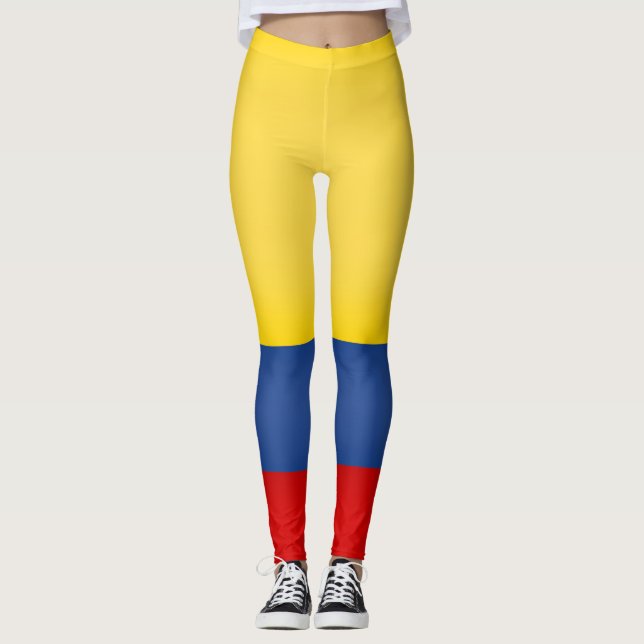 Leggings Moda de la bandera de Colombia de Guay (Anverso)
