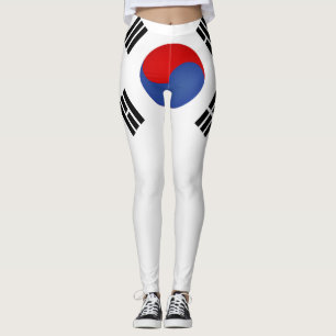 Leggings Moda de la bandera de Corea del Sur de Guay
