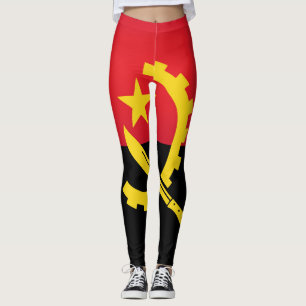 Leggings Moda de la bandera de Guay Angola