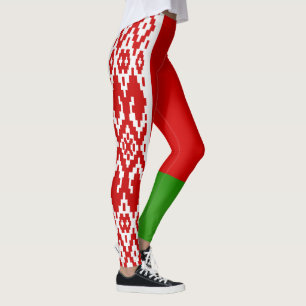 Leggings Moda de la bandera de Guay Bielorrusia
