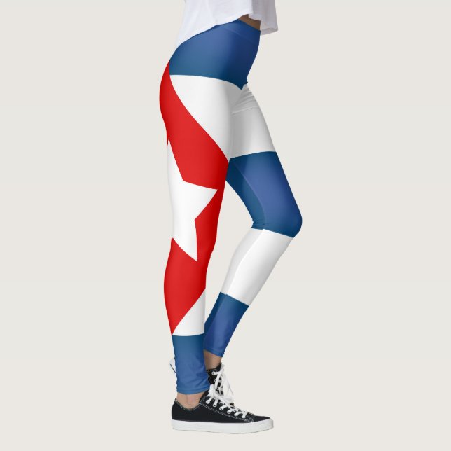 Leggings Moda de la bandera de Guay Cuba (Derecha)