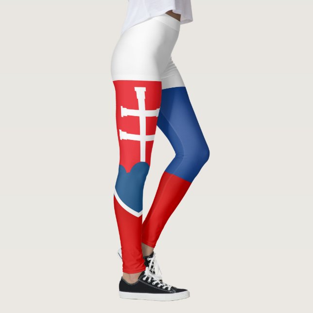 Leggings Moda de la bandera de Guay Eslovaquia (Derecha)