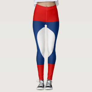 Leggings Moda de la bandera de Guay Laos