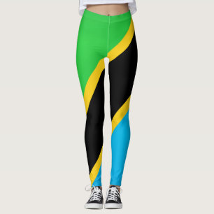 Leggings Moda de la bandera de Guay Tanzania