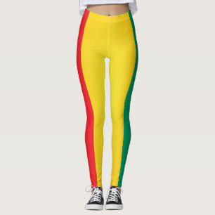 Leggings Moda de la bandera de Guinea de Guay