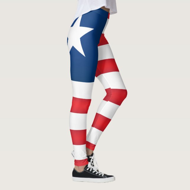 Leggings Moda de la bandera de Liberia de Guay (Derecha)