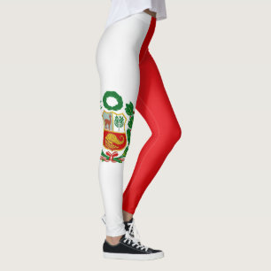 Leggings Moda de la bandera de Perú de Guay