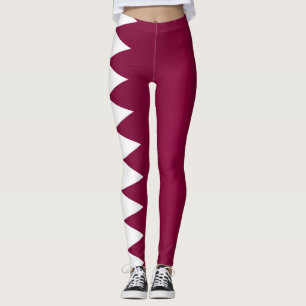 Leggings Moda de la bandera de Qatar en Guay