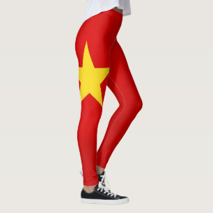 Leggings Moda de la bandera de Vietnam de Guay