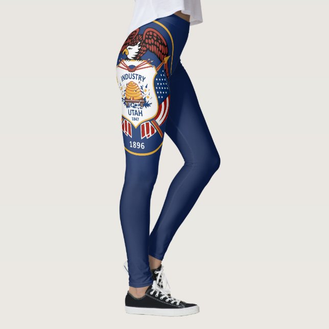 Leggings Moda De La Bandera Del Estado De Guay (Derecha)