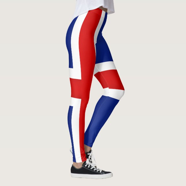 Leggings Moda de la bandera islandesa de Guay (Derecha)