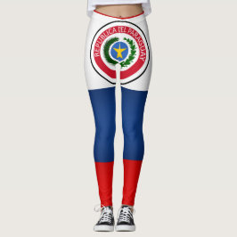 Leggings Moda de la bandera paraguaya de Guay