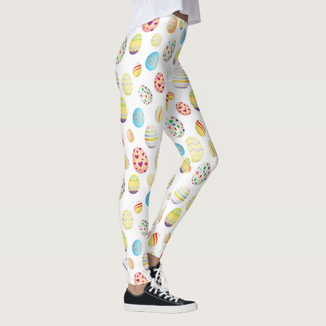Leggings Moda de las mujeres del huevo de Pascua (Derecha)