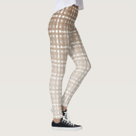 Leggings Moda de muy buen gusto de la tela escocesa del