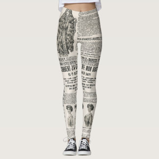 Leggings Moda de París de 1919: página de un periódico anti