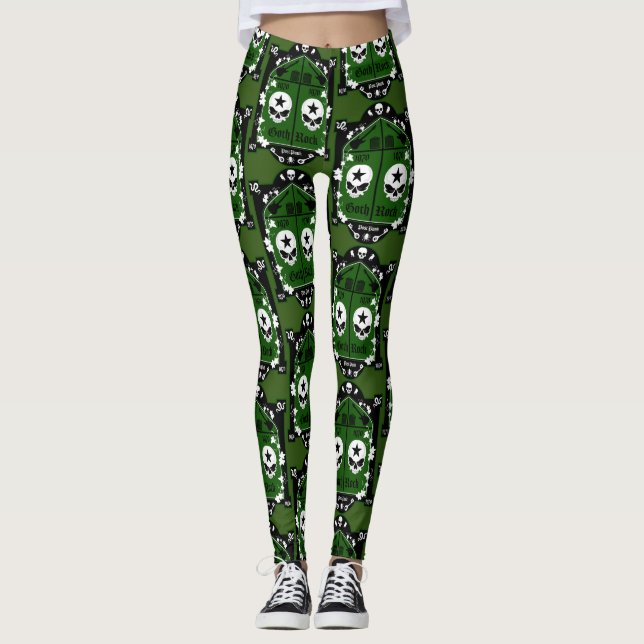 Leggings Moda de subcultura de gótico (Anverso)