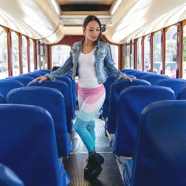 Leggings Moda del arco iris