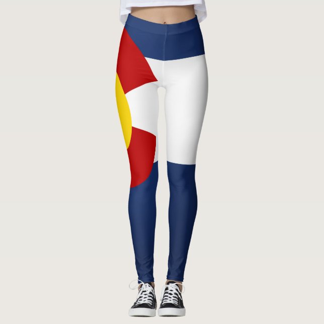 Leggings Moda Del Estado De Bandera De Guay (Anverso)