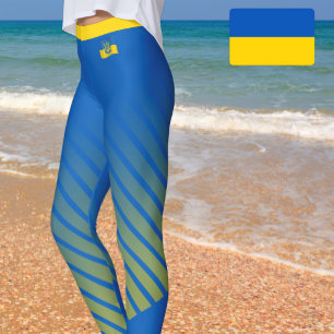 Leggings Moda/deportes de moda en Ucrania y Bandera Ucrania