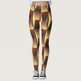 Leggings Moda elegante del patrón- Geométrica moderna elega