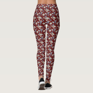 Leggings Moda elegante Flor silvestre