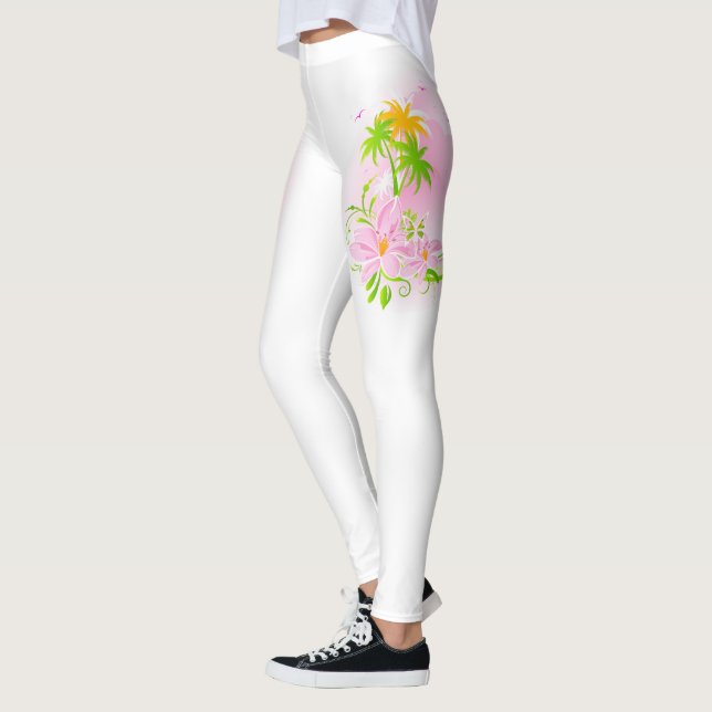 Leggings Moda floral 12 garras (Izquierda)