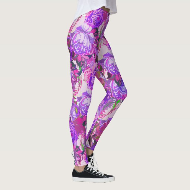 Leggings Moda floral 17 garras (Derecha)