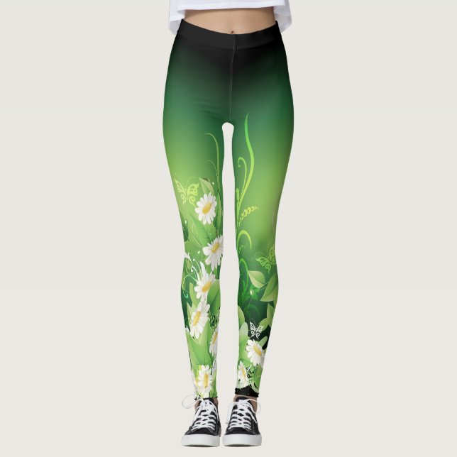 Leggings Moda floral 7 Piernas (Anverso)