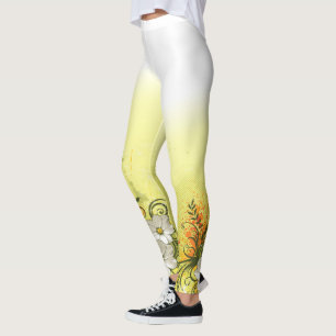 Leggings Moda floral 9 Leyendas de opción