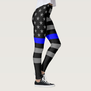 Leggings Moda gráfica de la bandera estadounidense de la L