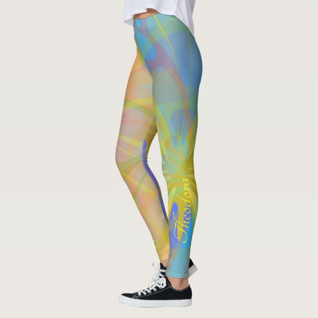 Leggings Moda Mariposa de Oro Bleu Peach (Izquierda)
