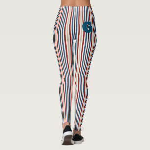 Leggings Moda moderna a rayas