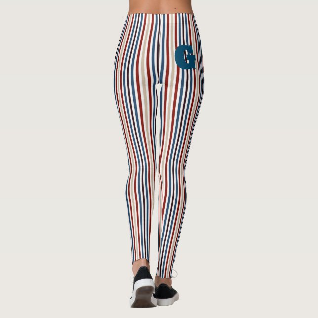 Leggings Moda moderna a rayas (Reverso)