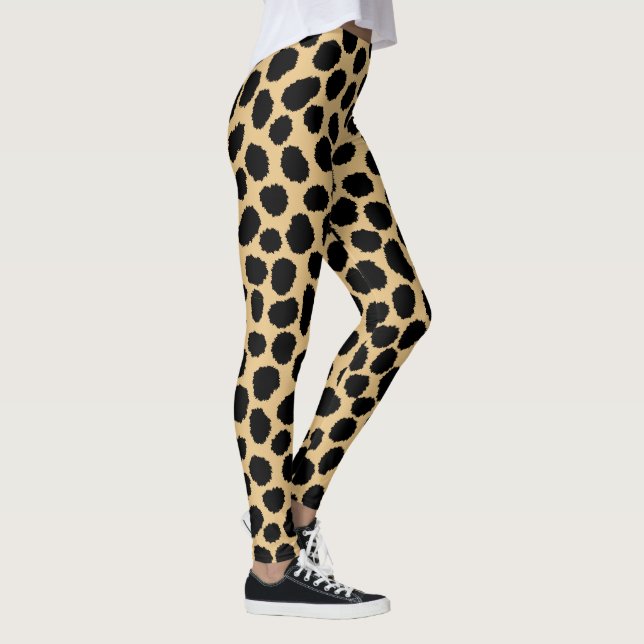 Leggings Moda moderna Patrón de impresión de animales de la (Derecha)