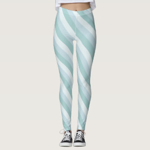 Leggings Moda moderna y de diseño con plantilla verde azul