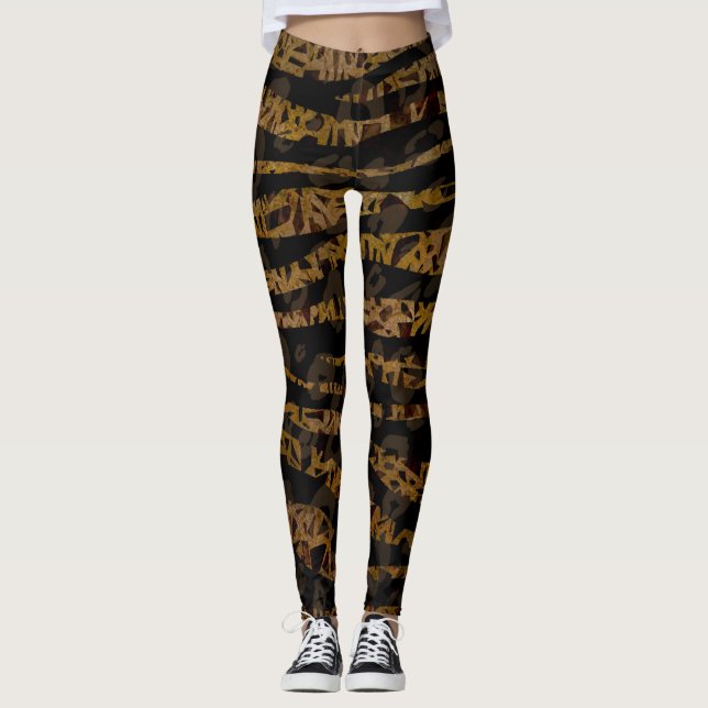 Leggings Moda Mosaica Elegante Safari Glam Jungle (Anverso)