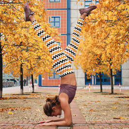 Leggings Moda Naranja de Halloween Ropa de bruja negra fant