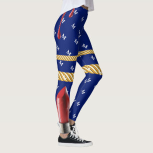 Leggings Moda Navy Elegante Lips Regalo Bday Beauty Chica