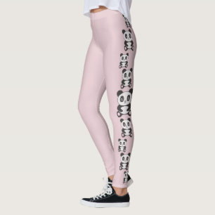 Leggings Moda Original Dibujo Animado Divertido Panda de Pu