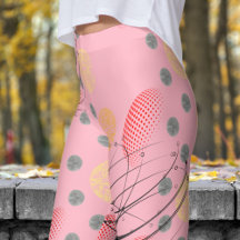 Moda Patrón de vórtice atómico rosa