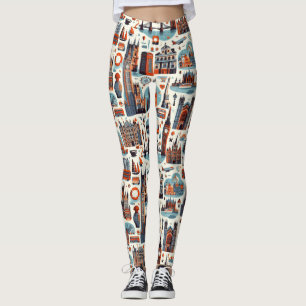 Leggings Moda Skyline de Londres