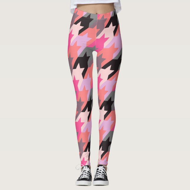 Leggings Moda Vintage Cute- Patrón Moderno (Anverso)