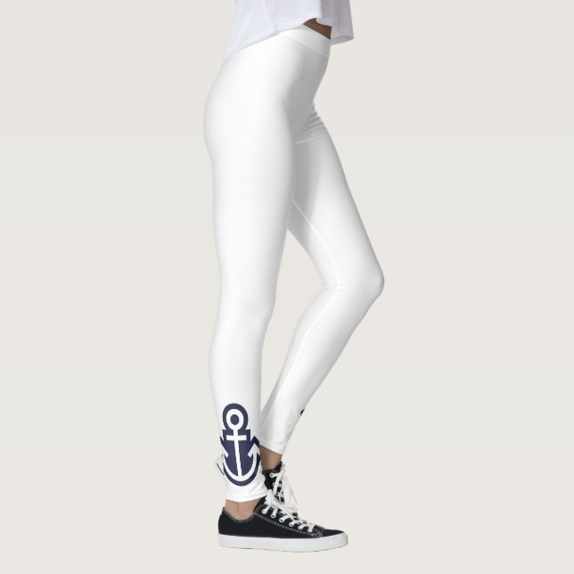Leggings Moda y piernas de anclaje simples (Derecha)